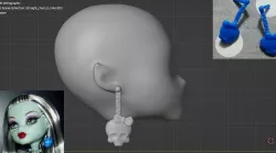 Frankie Stein Basic Replacement Earrings