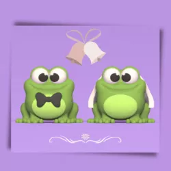 Frog Wedding Topper
