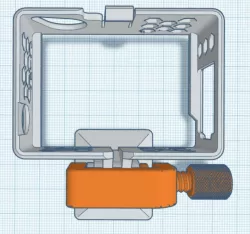 GoPro 3D Printed mount hardware (no metal) V2