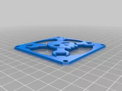 Hackaday Logo FAN Grid (80mm Fan)