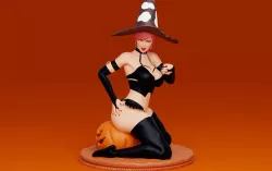 Halloween Girl 3D Print Model