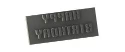 Happy Birthday cupcake stamp thick font