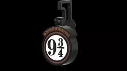 Harry Potter Binary 9 3/4 sign