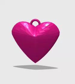 Heart 3D keychain