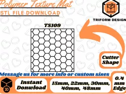 Hex Pattern Polymer Texture Mat