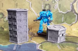 Hexagonal Residential Buildings for 6mm / 1:285 scale gaming