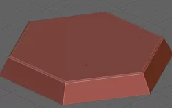 Hexagonal stands for 3D miniatures