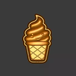 Ice cream cone Stl File