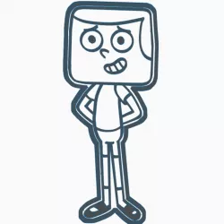 JEFF RANDELL CLARENCE COOKIE CUTTER - CARTOON