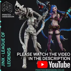 Jinx - League of Legends - 25cm Fanart Model