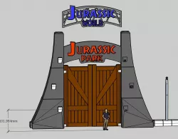 Jurassic Park Gate 3.75"