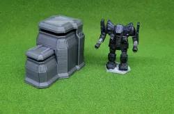 Large Hardened Bunker - 6mm War Game Terrain