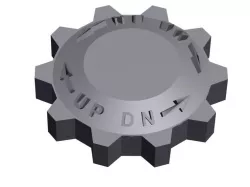 Leveling Knob with UP/DN Arrows