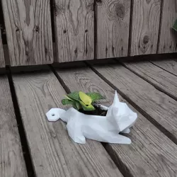 LOW POLY CAT / KITTEN POT PLANTER