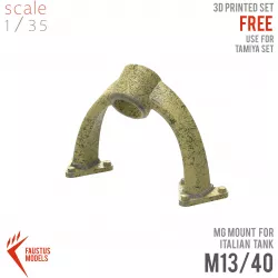 M13/40 Mg Mount - Low Poly Demo