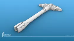 MAIN CANNON WEAPON FOR U220 KHARON APC - OPTION PART