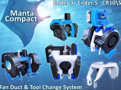 Manta Compact Fan Duct & Tool Change System