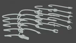 Mechanical tentacles with plugs