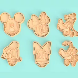 mickey mouse and friends cookie cutters / mickey mouse and friends cookie cutters