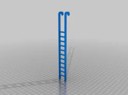 Miniature Library Book Ladder