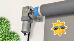Minimalist Powered IKEA Tupplur Roller Blind Conversion (Minimal Print!)