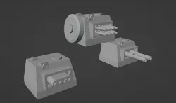 Mk 2 chicken walker mech bodies with weapons