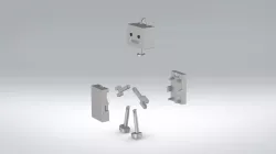 Mobile robot keychain