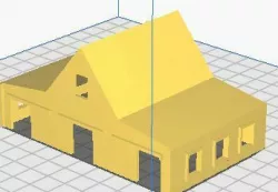Model feeding barn