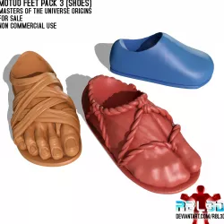 Motu Origins Feet pack 3 "Shoes"