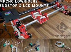 MPCNC Lowrider2 endstop and electronics case mounts