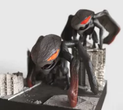 MUTO -CHIBI VERSION -MONSTERVERSE DIORAMA - FANART- TOKUSATSU CARICATURE -3D PRINT MODEL