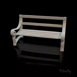 Old damaged bench