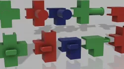Parametric shelf corner hanging solution