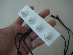 potenciometer box - caixa para potenciometros - arduino + knop botão