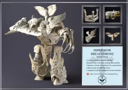 [Pre-Supported] Imperator Dreadthrone (Battle Pose)