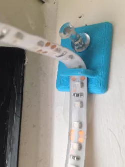 Push-Pin Led Strip mounting bracket.