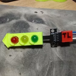 R/Y/G 10MM LED Traffic Light shroud - Arduino
