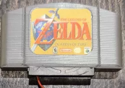 Raspberry Pi N64 game cartridge fan shroud