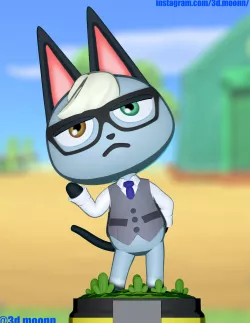 raymond - animal crossing 3D print model
