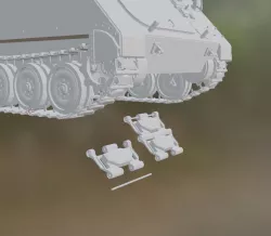 [RC Tank] Set of US T130E1 track and link for M113 APC 1/16