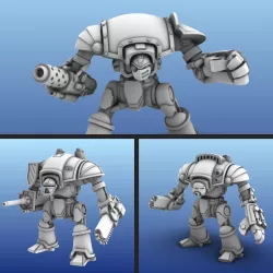 Retro classic 6mm grimdark knight builder