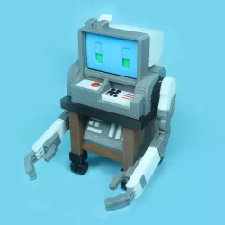 Retro Computer Robo