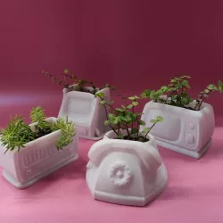 RETRO POT PLANTER
