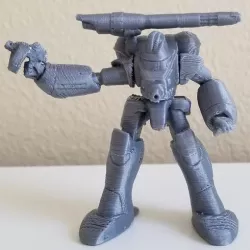 Robotech RPG Tactics Male Power Armor Macross Zentraedi Nousjadeul-Ger Pistol Shooter
