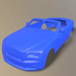 ROLLS ROYCE DAWN SILVER BULLET 2020 PRINTABLE CAR BODY