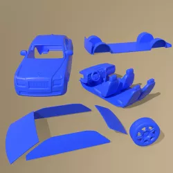 Rolls Royce Ghost Printable Car in Separate Parts