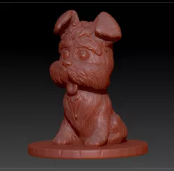 SCHNAUZER CARTOON MODEL 3D print model