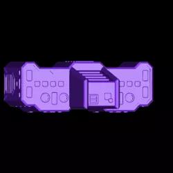 SciFi Building - Unity City - Control Building - 6mm