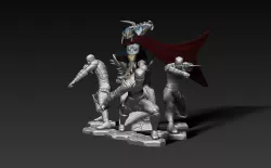 Shreder and Ninja Foot Clan