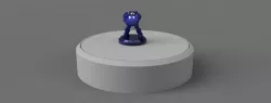Simple Clean rotating display stand
